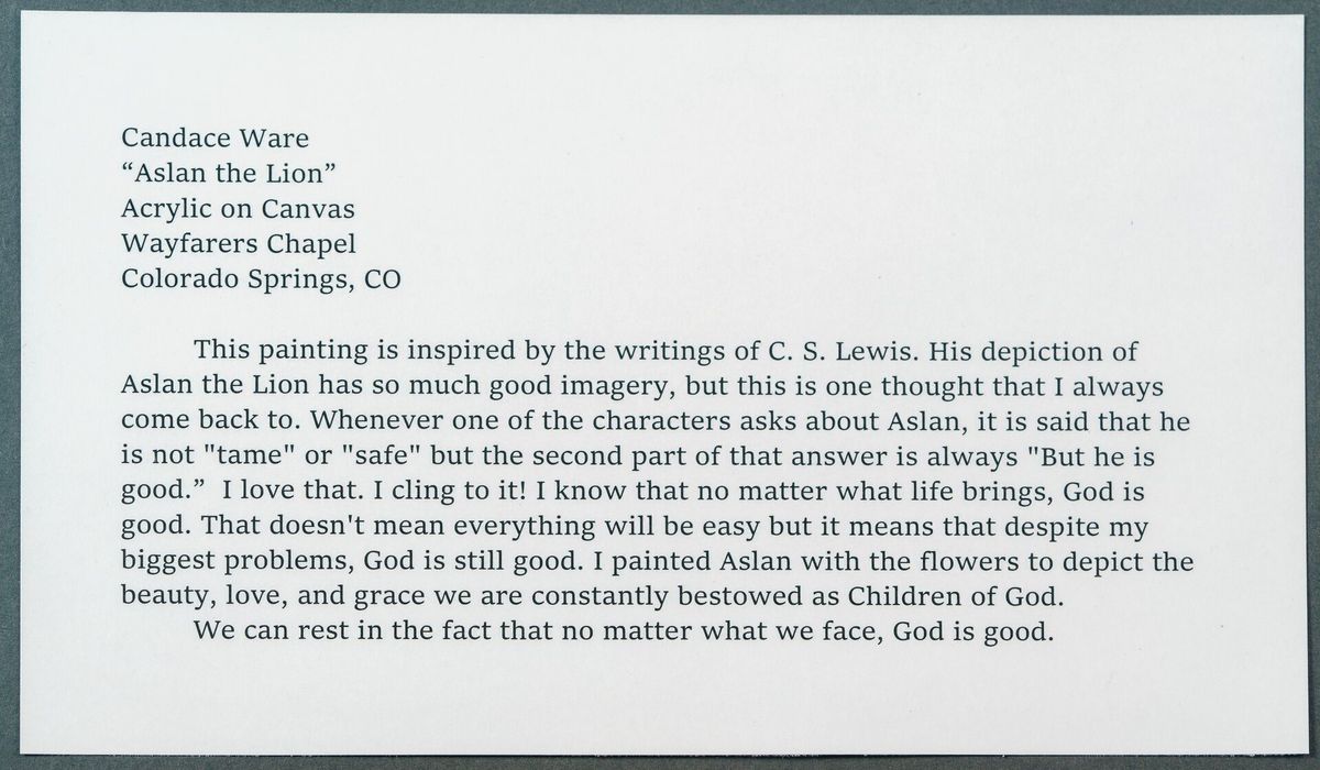 Printed artist statement card for artwork 11