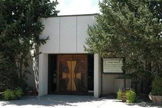 Faith Presbyterian Church entrance, Colorado Springs